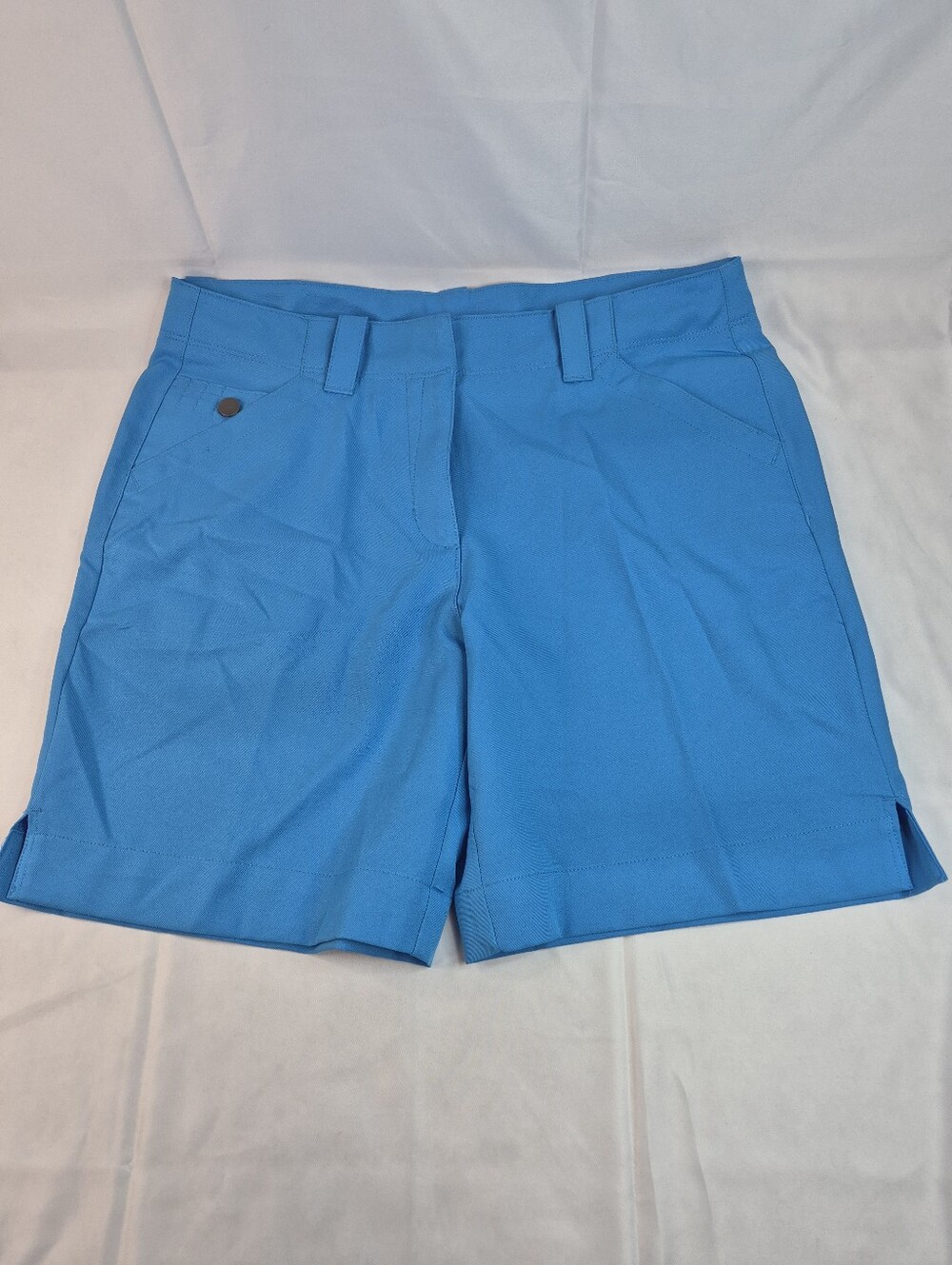 PGA TOUR Women's Golf Shorts Bright Blue Size 6 Performance Stretch